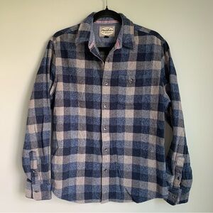 Flag & Anthem Plaid Flannel Button Down Shirt